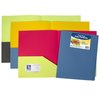 C-Line Products TwoTone TwoPocket Super Heavyweight Poly Portfolio Color May Vary, 36PK 34700-DS
